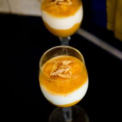 A picture of Mango Yoghurt Parfait.