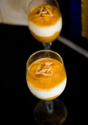 A picture of Mango Yoghurt Parfait.