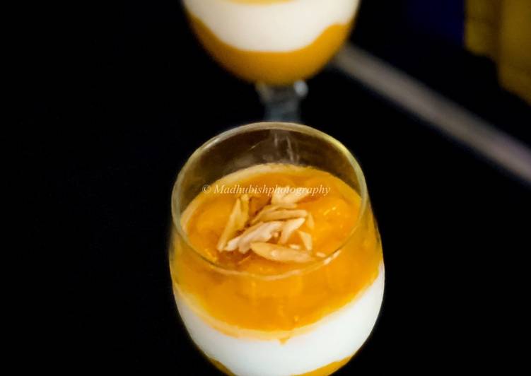 Recipe of Speedy Mango Yoghurt Parfait