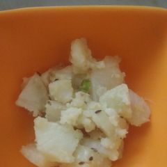 A picture of Aloo sukhi sabji.