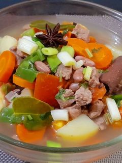 Foto resep Sop daging kacang merah