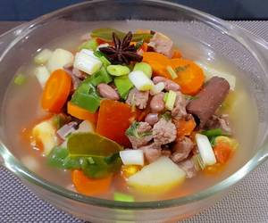 Cara Cepat Sop daging kacang merah Yummy Mantul Cara Cepat Sop daging kacang merah Yummy Mantul