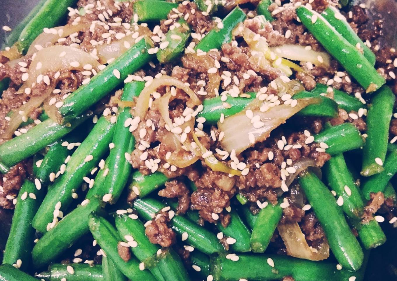 Daging cincang bulgogi + Sayur