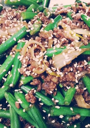 Foto resep Daging cincang bulgogi + Sayur