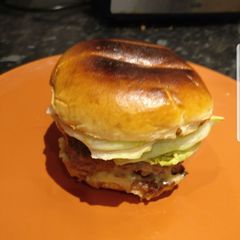 A picture of Ultimate beef burgers.