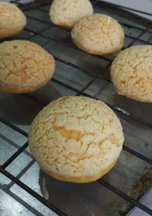 Foto resep Choux au craquelin Soes isi krim vanilla