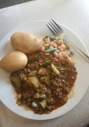 A picture of Cucumber mince.