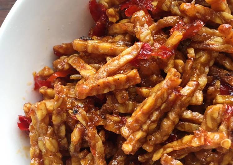 Resep Tempe Kering Pedas Manis Anti Gagal