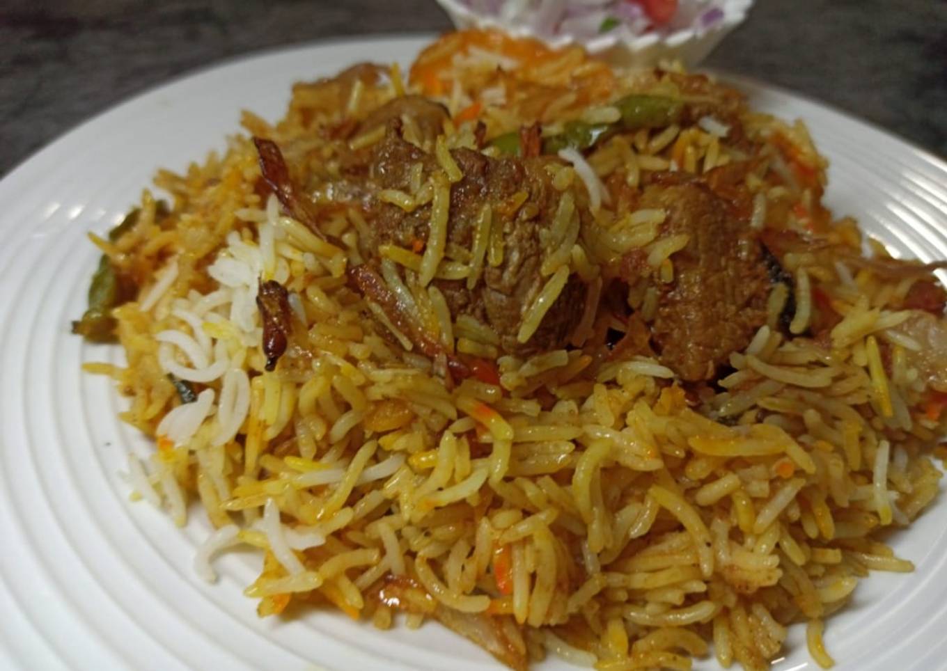 Spicy Beef Biryani