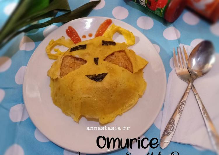 Resep Omurice (Japanese Omellete Rice)  Anti Gagal