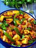 Paneer and Bell Pepper Magic in Kadhai