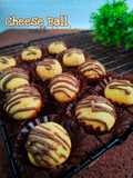 Cheesee ball with chocolate