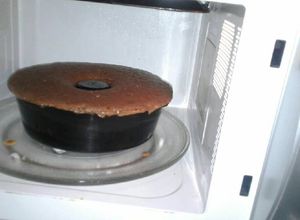 Una foto de Bizcochuelo 8 minutos al microondas
