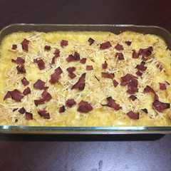 รูปของ Baked mac and cheese