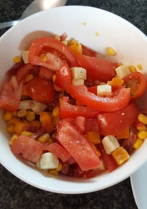 Una foto de Ensalada de tomate