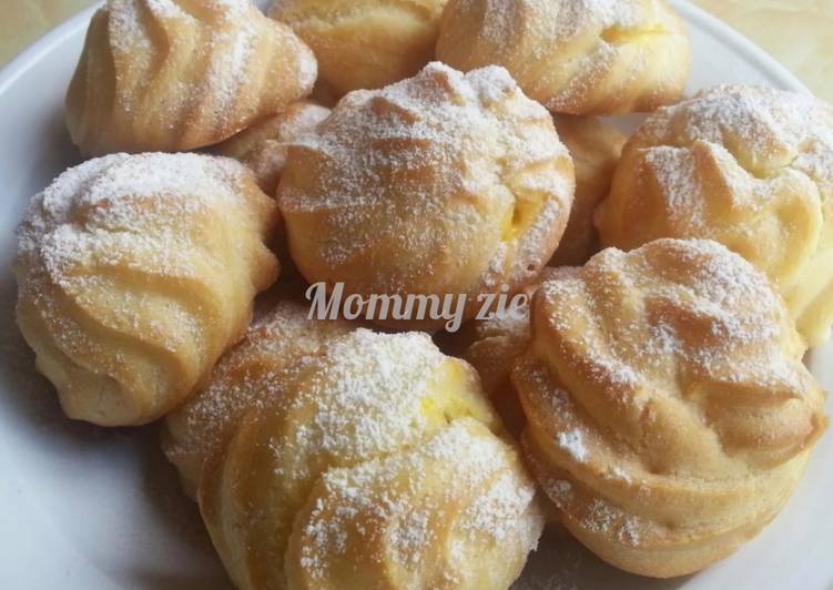 Langkah Mudah Memasak Cream puff yang Praktis