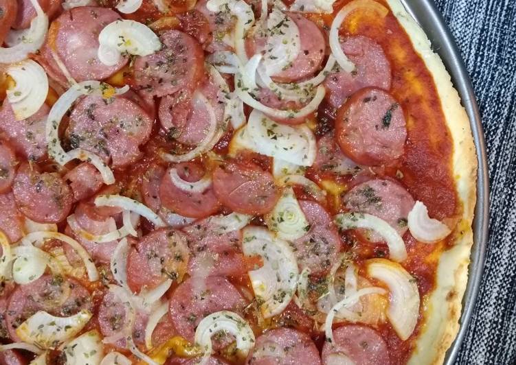A melhor massa de pizza sem glúten