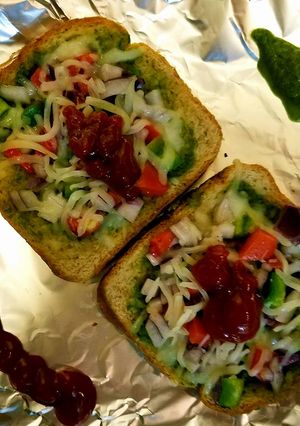 A picture of Brown Bread Pizza.