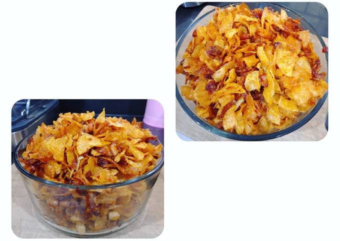 Yuk intip, Cara termudah memasak Kering kentang + Teri medan endulita untuk Idul Adha yang sedap