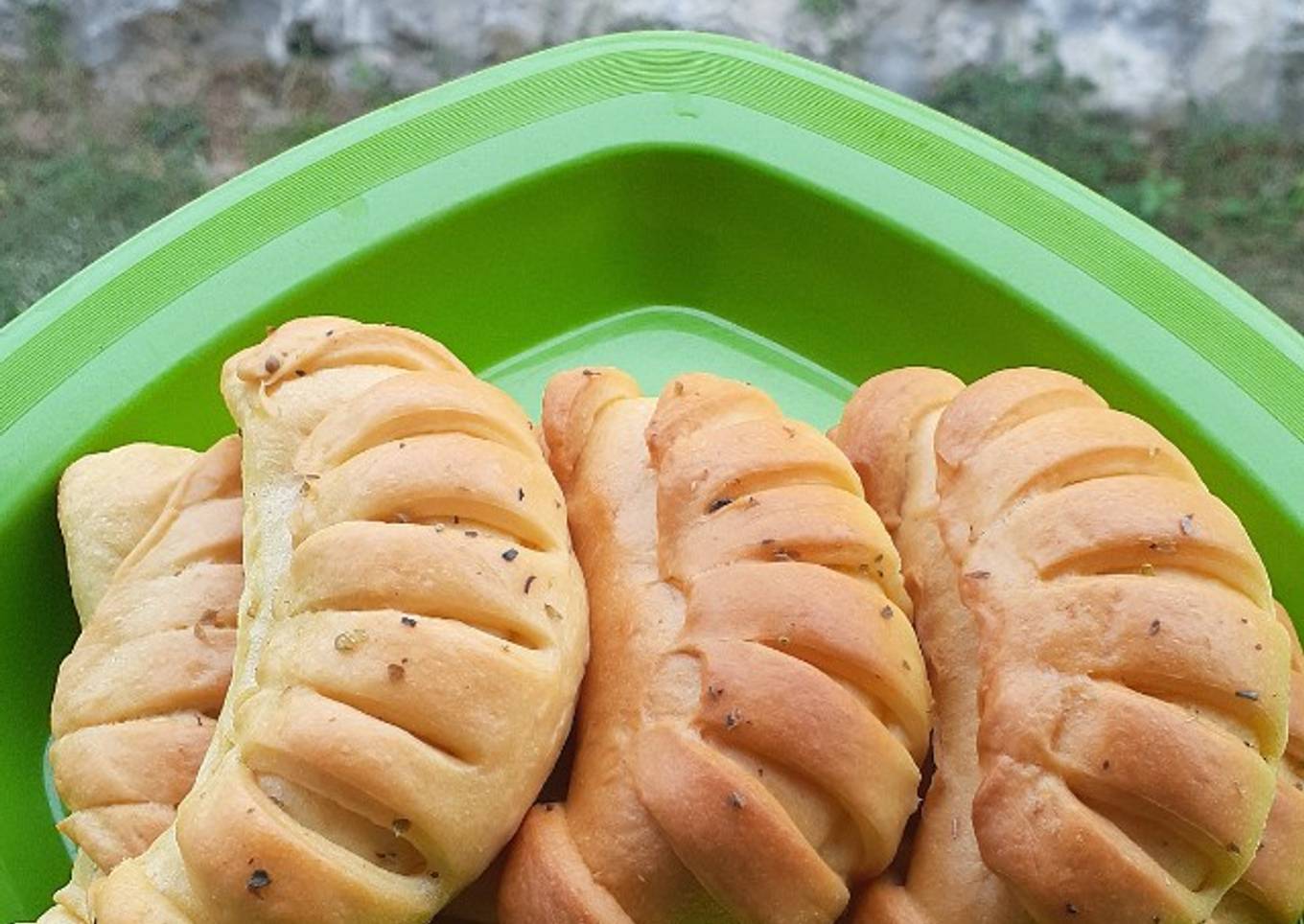 Donat Panggang Empuk isi Ragout