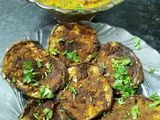 बैगन का भाजा और लौकी का कोफ्ता (Baingan ka bhaja aur Lauki ka kofta recipe in hindi)