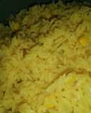 Arroz amarillo con maíz