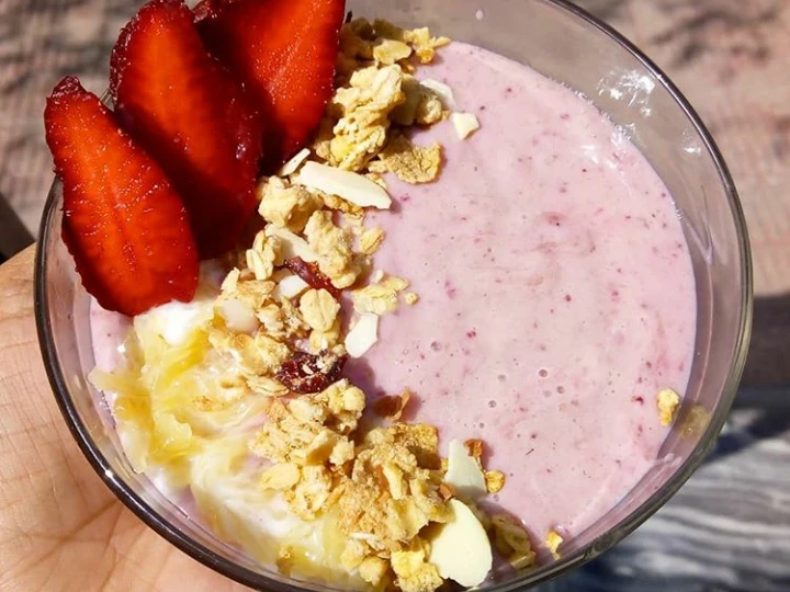Recipe Strawberry-banana smoothie bowl the Perfect So Delicious