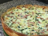 Tarta de arvejas y jamón