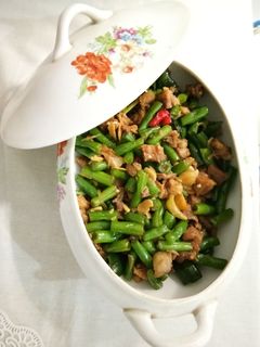 Foto resep Tumis Tetelan Buncis Cabe Ijo