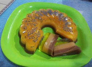 Foto resep Puding susun 3 rasa
