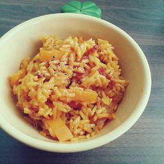 A picture of Saffron Rice.