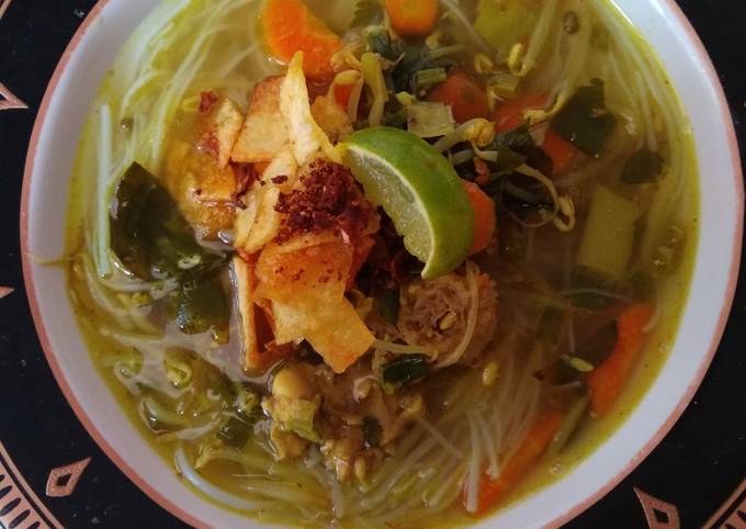 Resep Soto ayam cah rufizh Anti Gagal