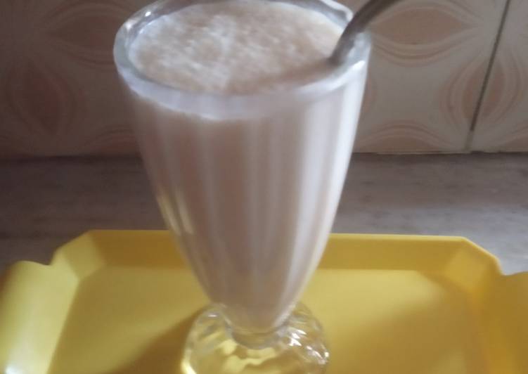 Easiest Way to Make Super Quick Homemade Banana milkshake