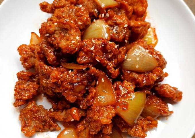 Bagaimana Membuat Babi Goreng Mentega, Enak