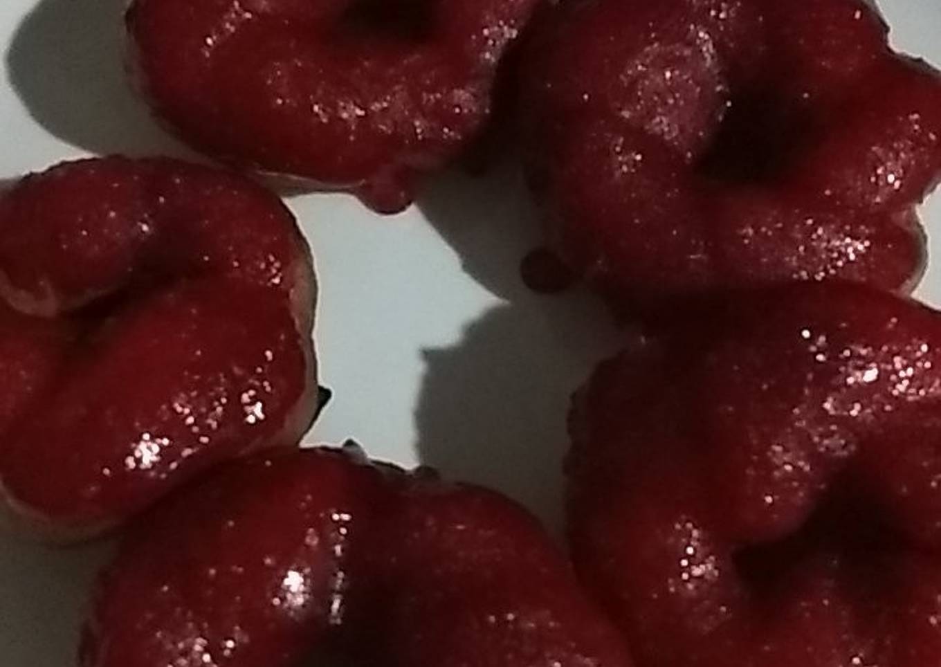 Sweet sugar flower donuts
