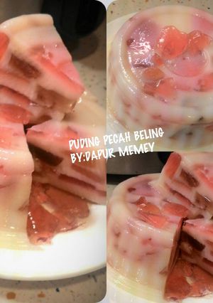 Foto resep Puding pecah beling