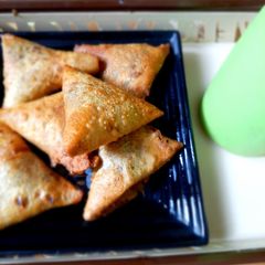 Leftover Roti Samosa A picture of Leftover Roti Samosa.