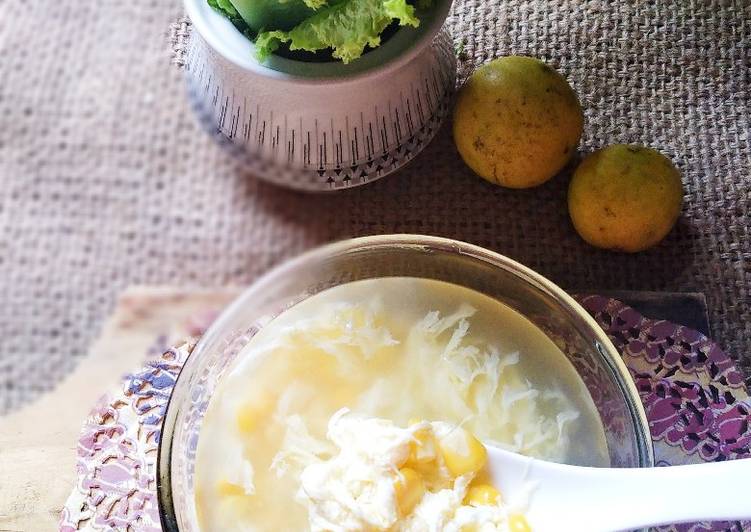 Recipe: Tasty Sup jagung serabut🍲