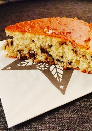 Une photo de Gâteau au yaourt coco et chocolat (avec ou sans gluten)