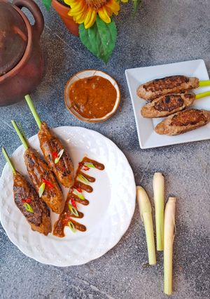 Foto resep 588.Sate Rendang Sereh