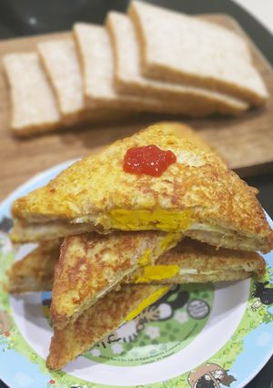 Foto resep Cheddar and Egg French Toast