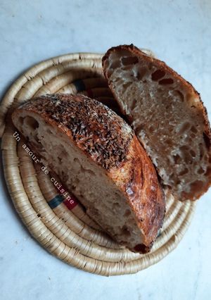 Une photo de Pain boule au levain 🌾
