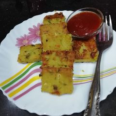 A picture of Peas Crispy Roasted Tikka.