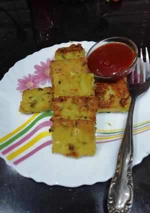 A picture of Peas Crispy Roasted Tikka.