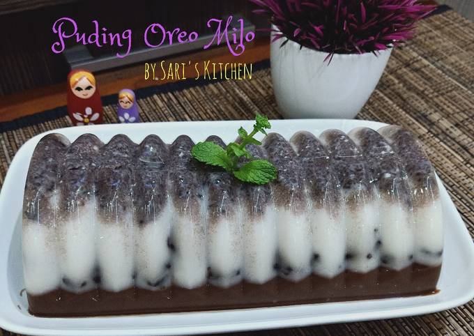 Puding Oreo Milo