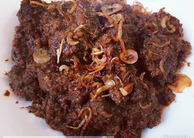 Rendang Kering Extra Hot#BikinRamadhanBerkesan