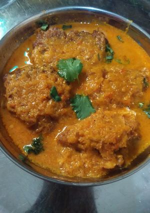 A picture of Lauki kofta.