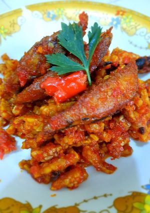 Foto resep Sambel Goreng Tempe & Ikan Cue