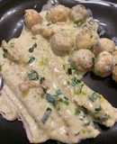 Filet al verdeo con papas