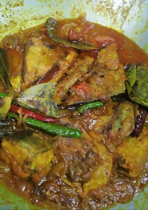 A picture of Rupchanda fish curry.